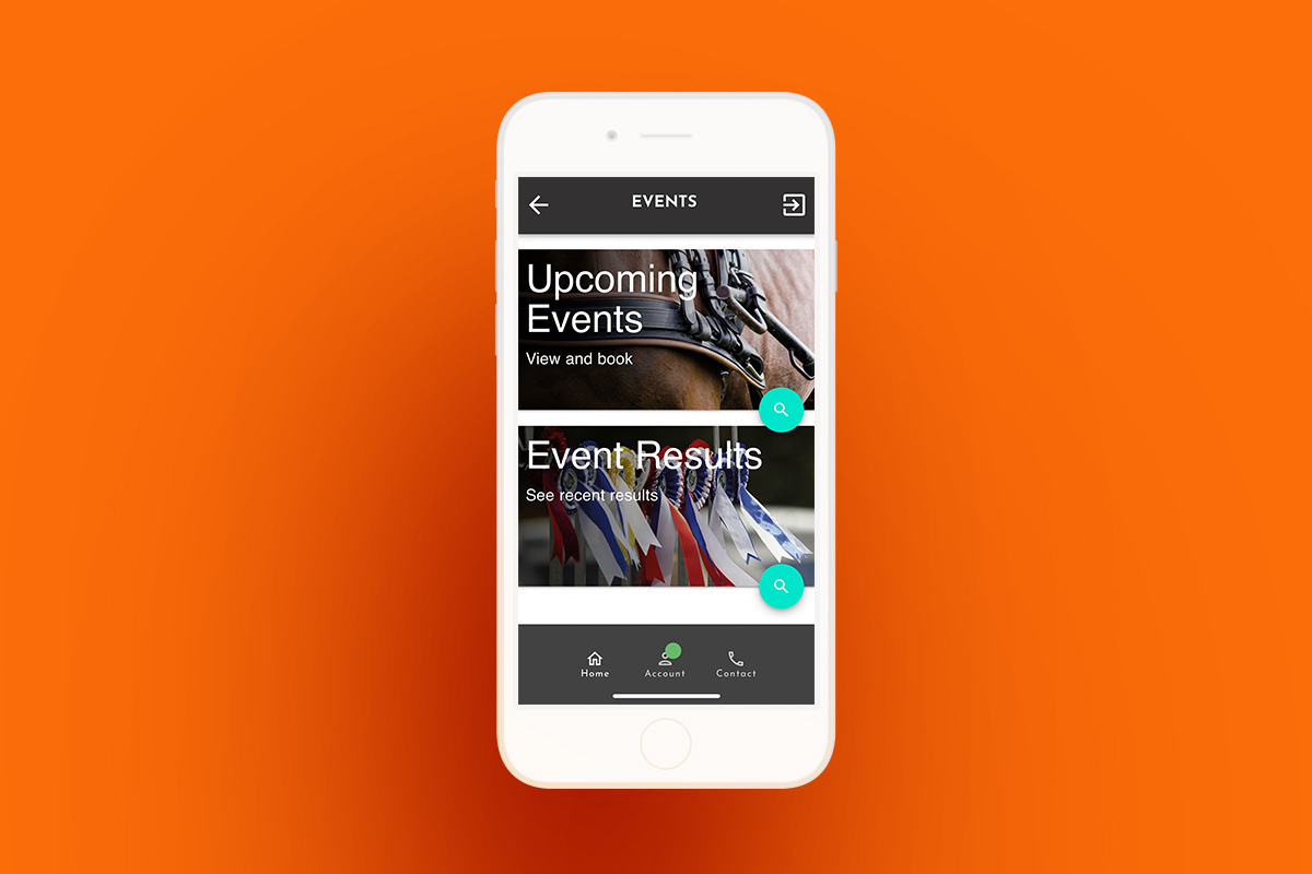 image showing phone with events planner